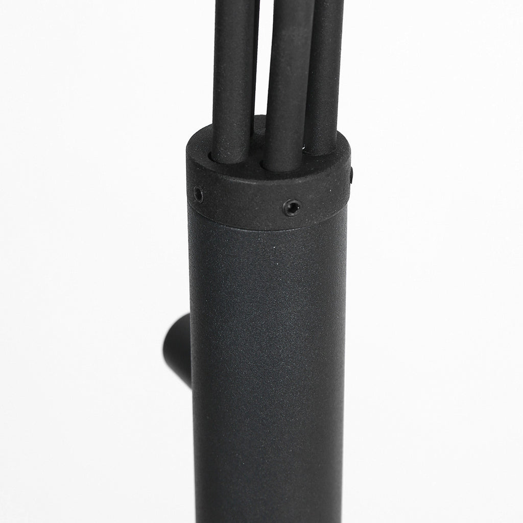 Zwarte 5-Lichts Vloerlamp Tenebris 4214ZW – Luxe en Sfeervolle Verlichting