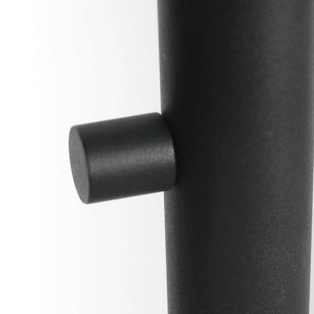 Zwarte 5-Lichts Vloerlamp Tenebris 4214ZW – Luxe en Sfeervolle Verlichting