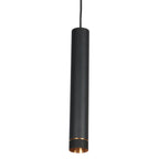 Zwarte vijflichts Hanglamp DownLume 4216ZW met GU10 fitting