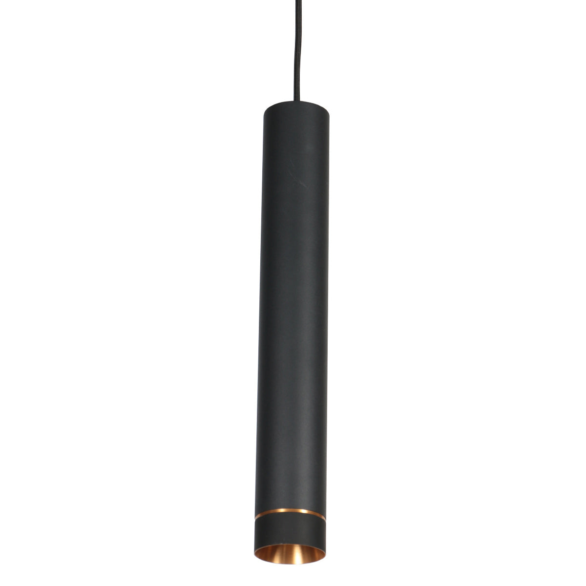 Zwarte vijflichts Hanglamp DownLume 4216ZW met GU10 fitting