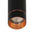 Zwarte vijflichts Hanglamp DownLume 4216ZW met GU10 fitting