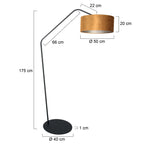 Zwarte vloerlamp Zig-Zag 4241ZW – Uniek design en functioneel gebruik