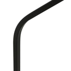 Zwarte vloerlamp Zig-Zag 4244ZW met wit grof linnen kap – Uniek design en functioneel gebruik