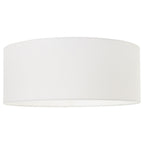 Zwarte vloerlamp Zig-Zag 4244ZW met wit grof linnen kap – Uniek design en functioneel gebruik