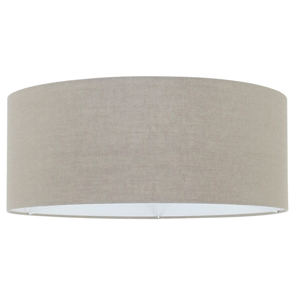 Zwarte vloerlamp Zig-Zag 4245ZW met grijs grof linnen kap – Uniek design en functioneel gebruik