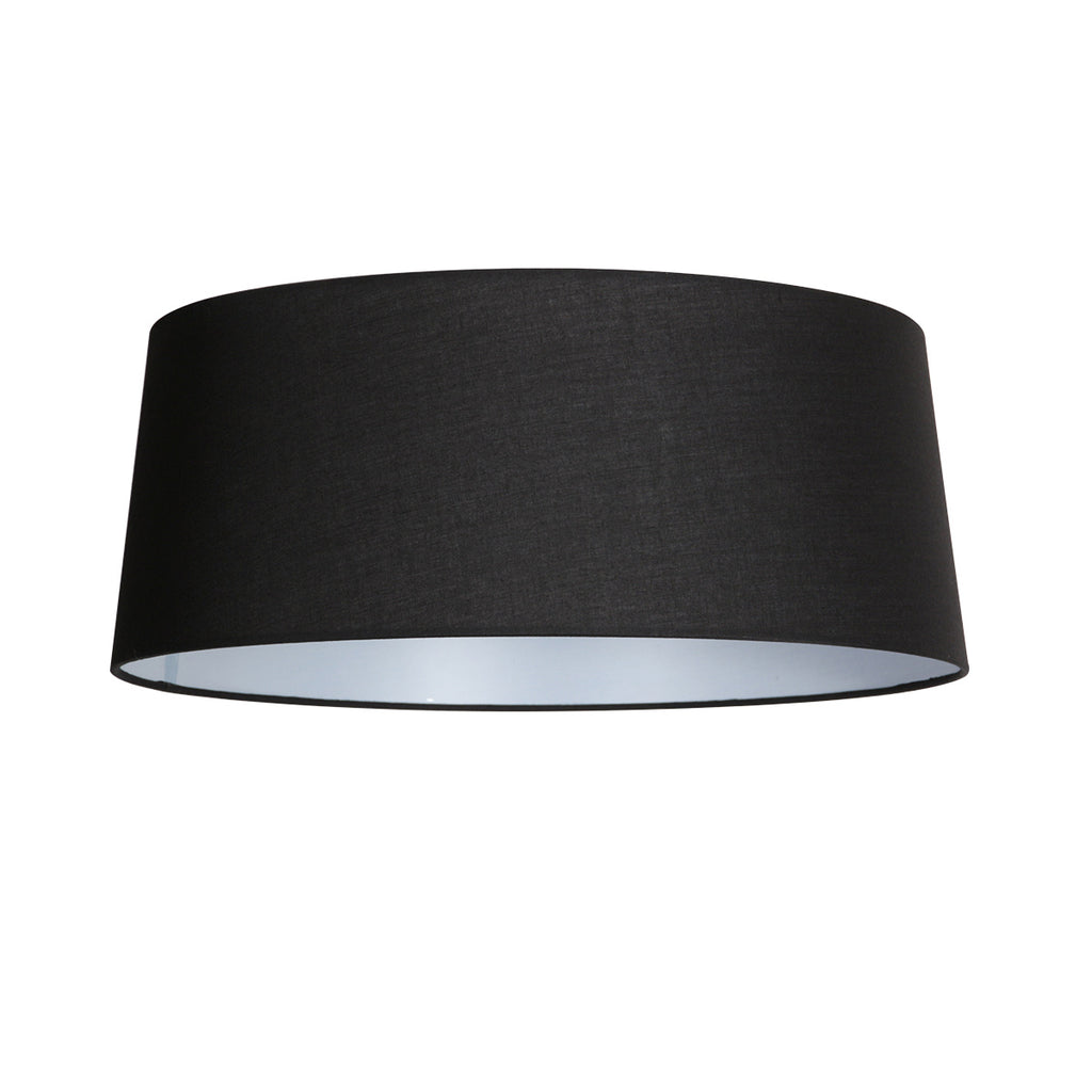Zwarte vloerlamp Zig-Zag 4255ZW met zwart linnen kap – Uniek design en functioneel gebruik