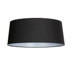 Zwarte vloerlamp Zig-Zag 4255ZW met zwart linnen kap – Uniek design en functioneel gebruik