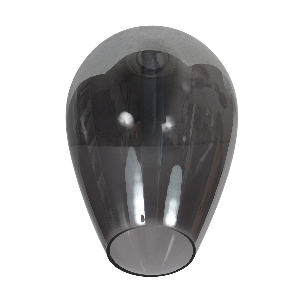 Hanglamp Drovia 4284ZW  met smoke glazen, subtiel speels design