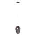Hanglamp Drovia 4289ZW met smoke glas, warme blikvanger