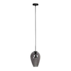 Hanglamp Drovia 4289ZW met smoke glas, warme blikvanger