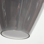 Hanglamp Drovia 4289ZW met smoke glas, warme blikvanger
