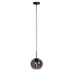 Sferio 4291ZW hanglamp met smoke glas en elegante pendel