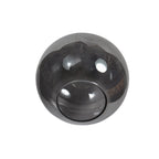 Sferio 4292ZW – Zwarte hanglamp met bolvormig smoke glas van Ø20 cm