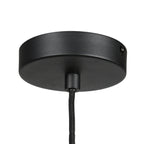 Sferio 4294ZW hanglamp met bolvormig smoke glas van Ø25 cm