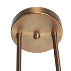 Anthea 4325BR – klassieke hanglamp met amberkleurig glas