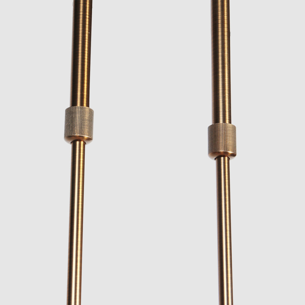 Anthea 4326BR – klassieke hanglamp met drie amberkleurige glazen
