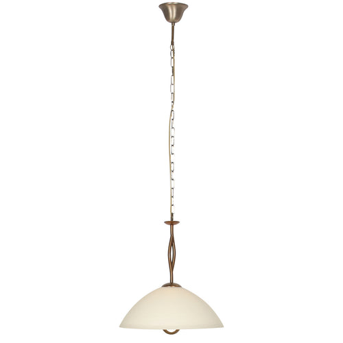 Anthea 4327BR – klassieke hanglamp met marmerlook glas