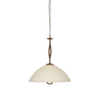 Anthea 4327BR – klassieke hanglamp met marmerlook glas