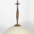 Anthea 4327BR – klassieke hanglamp met marmerlook glas