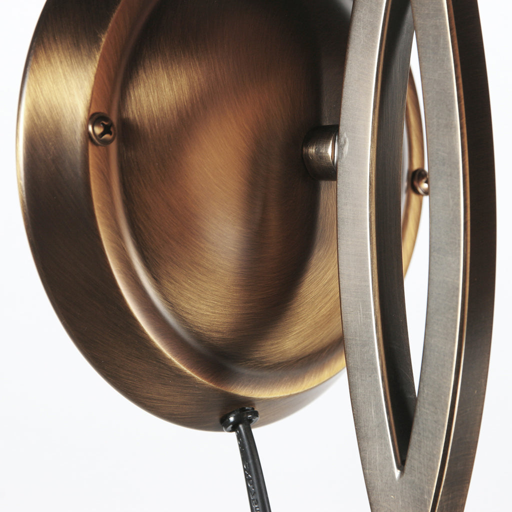 Anthea 4328BR – klassieke wandlamp met marmerlook glas