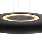 Hanglamp Golden Veil zwart met gouden binnenzijde, LED 48 W (4332ZW)