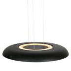 Hanglamp Golden Veil zwart met gouden binnenzijde, LED 48 W (4332ZW)