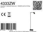 Vloerlamp / Leeslamp DownLume – 4333ZW met GU10 fitting