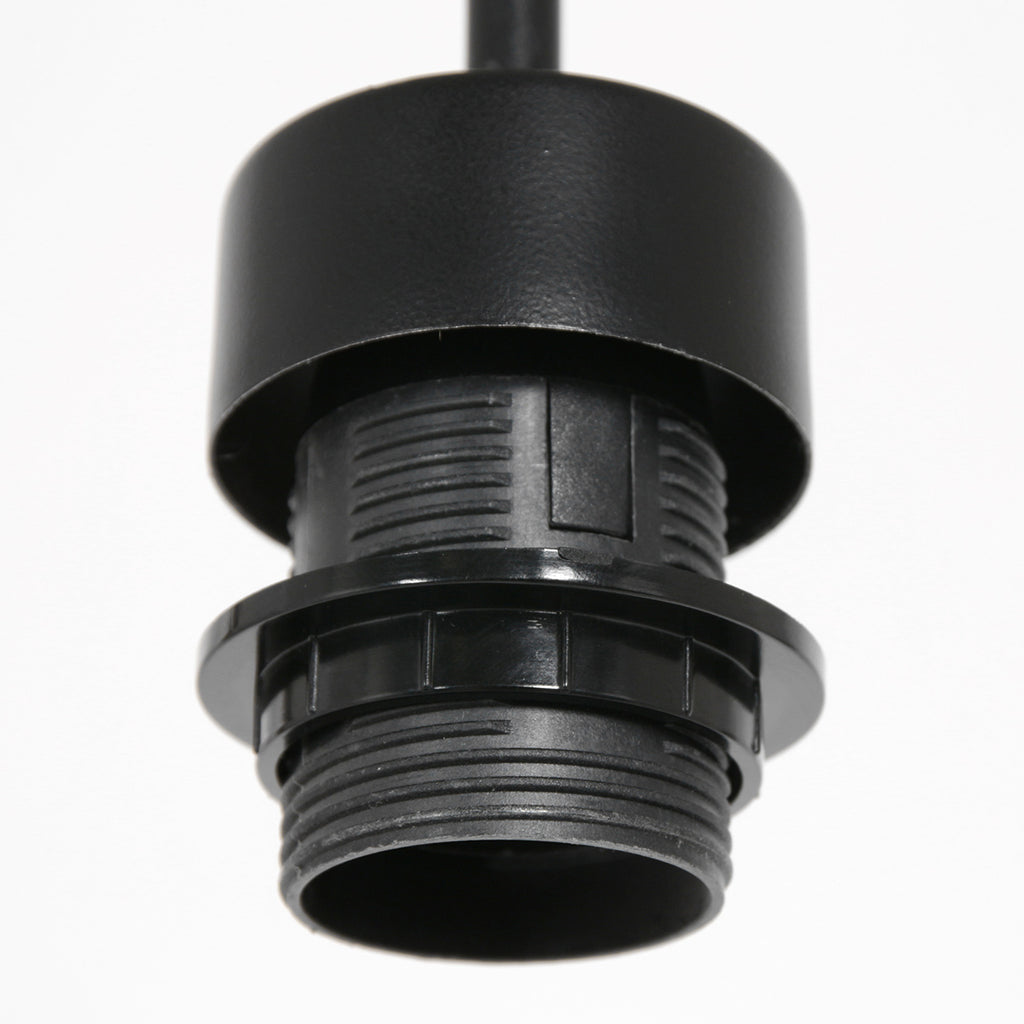 Hanglamp Sparkled Light 4337ZW zwart met beige kurkstructuur kap