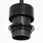 Hanglamp Sparkled Light 4337ZW zwart met beige kurkstructuur kap