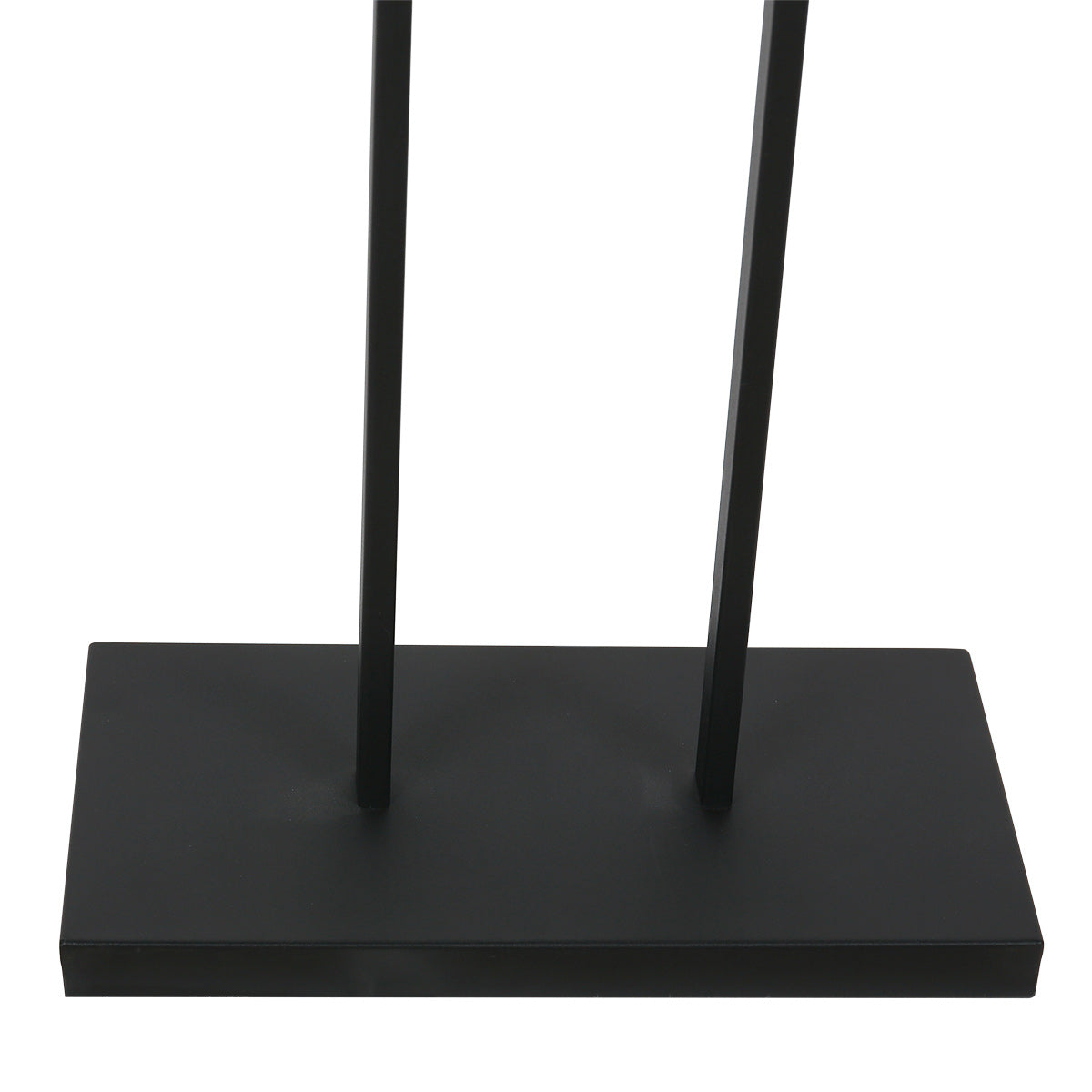 Zwarte vloerlamp Stang 4338ZW met beige kurk kap Ø50