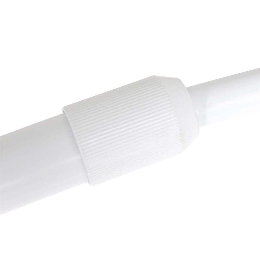 Booglamp Sparkled Light 4341W wit met beige kurkstructuur kap