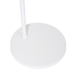 Booglamp Sparkled Light 4341W wit met beige kurkstructuur kap