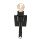 Wandlamp Stang 4350ZW met kurk kap voor sfeervol leeslicht