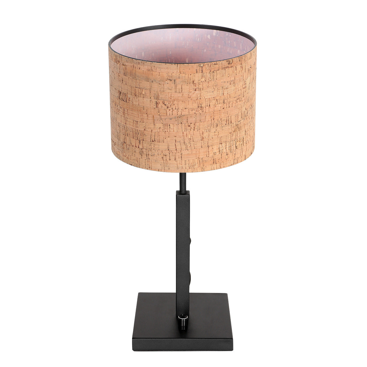 Tafellamp Stang 4351ZW met beige kurkstructuur kap