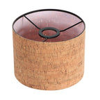 3-lichts vloerlamp Sparkled Light 4356ZW met beige kurkstructuur kappen