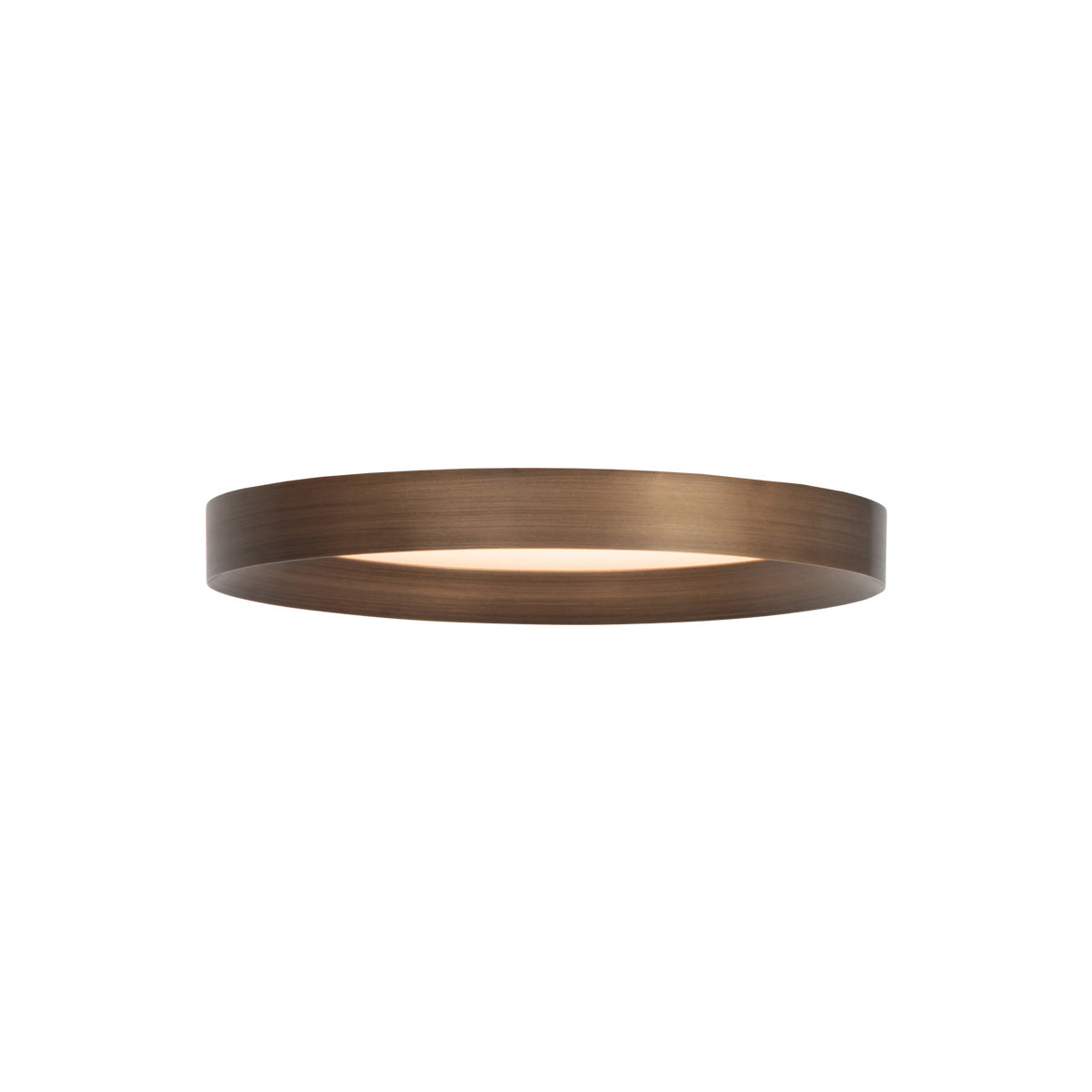 Plafondlamp Flady 4367BR bronzen LED lamp Ø30 cm met uplight