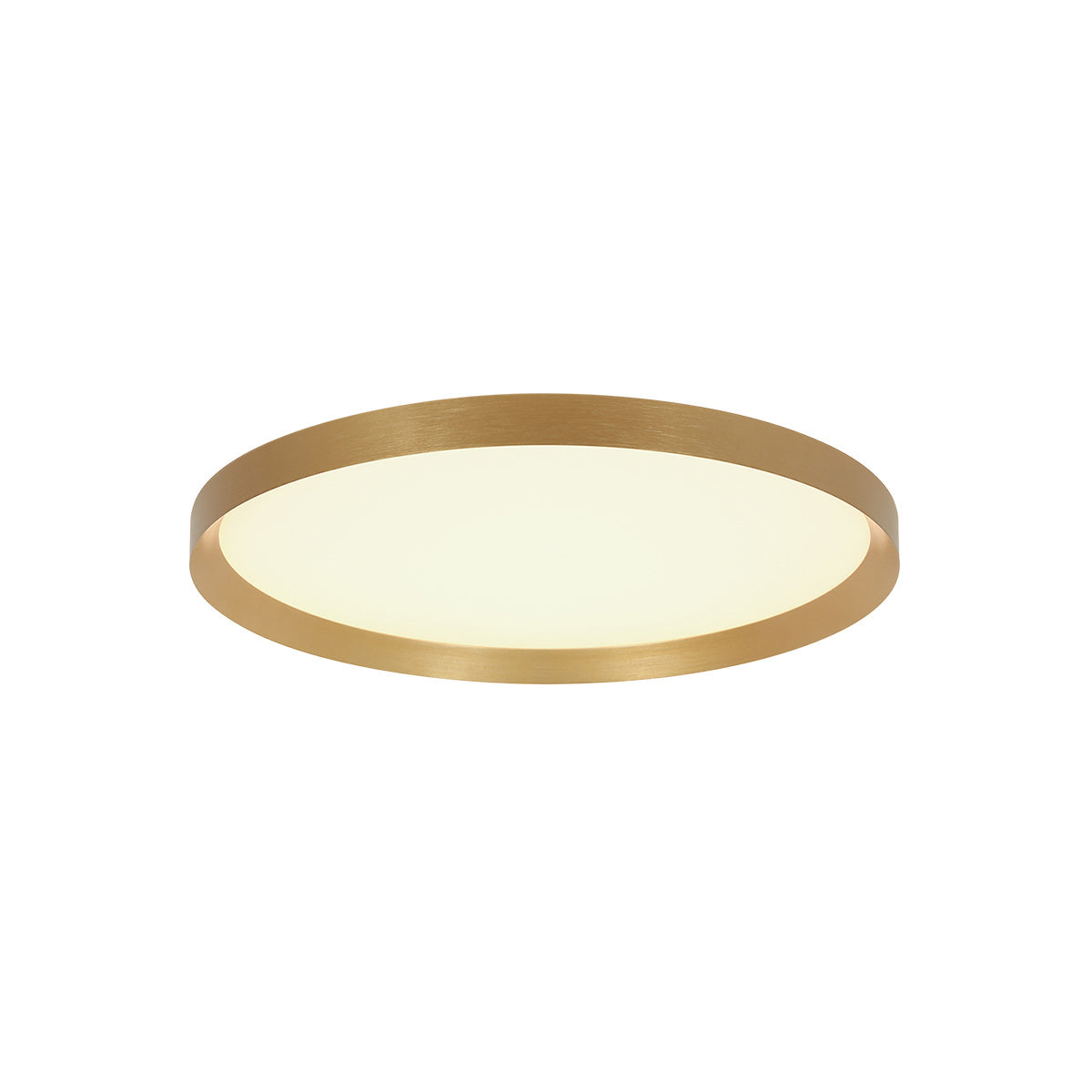 Plafondlamp Flady 4367GO gouden LED lamp Ø30 cm met uplight