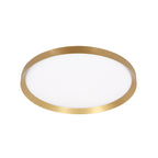 Plafondlamp Flady 4367GO gouden LED lamp Ø30 cm met uplight
