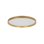 Plafondlamp Flady 4367GO gouden LED lamp Ø30 cm met uplight