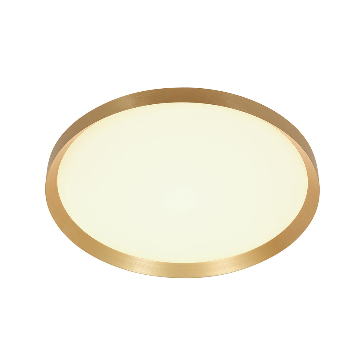Plafondlamp Flady 4367GO gouden LED lamp Ø30 cm met uplight
