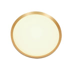 Plafondlamp Flady 4367GO gouden LED lamp Ø30 cm met uplight