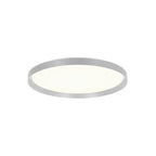 Plafondlamp Flady 4367ST stalen LED lamp Ø30 cm met uplight