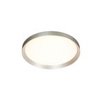Plafondlamp Flady 4367ST stalen LED lamp Ø30 cm met uplight