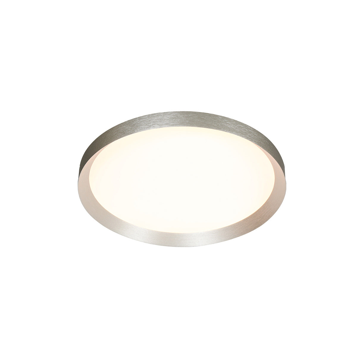 Plafondlamp Flady 4367ST stalen LED lamp Ø30 cm met uplight