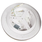 Plafondlamp Flady 4367ST stalen LED lamp Ø30 cm met uplight
