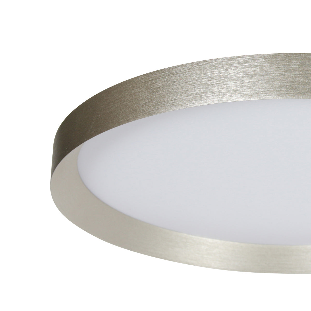 Plafondlamp Flady 4367ST stalen LED lamp Ø30 cm met uplight