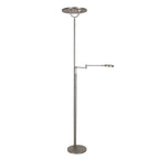 Staalkleurige vloerlamp 4386ST - Soleil 2 met 5 jaar garantie