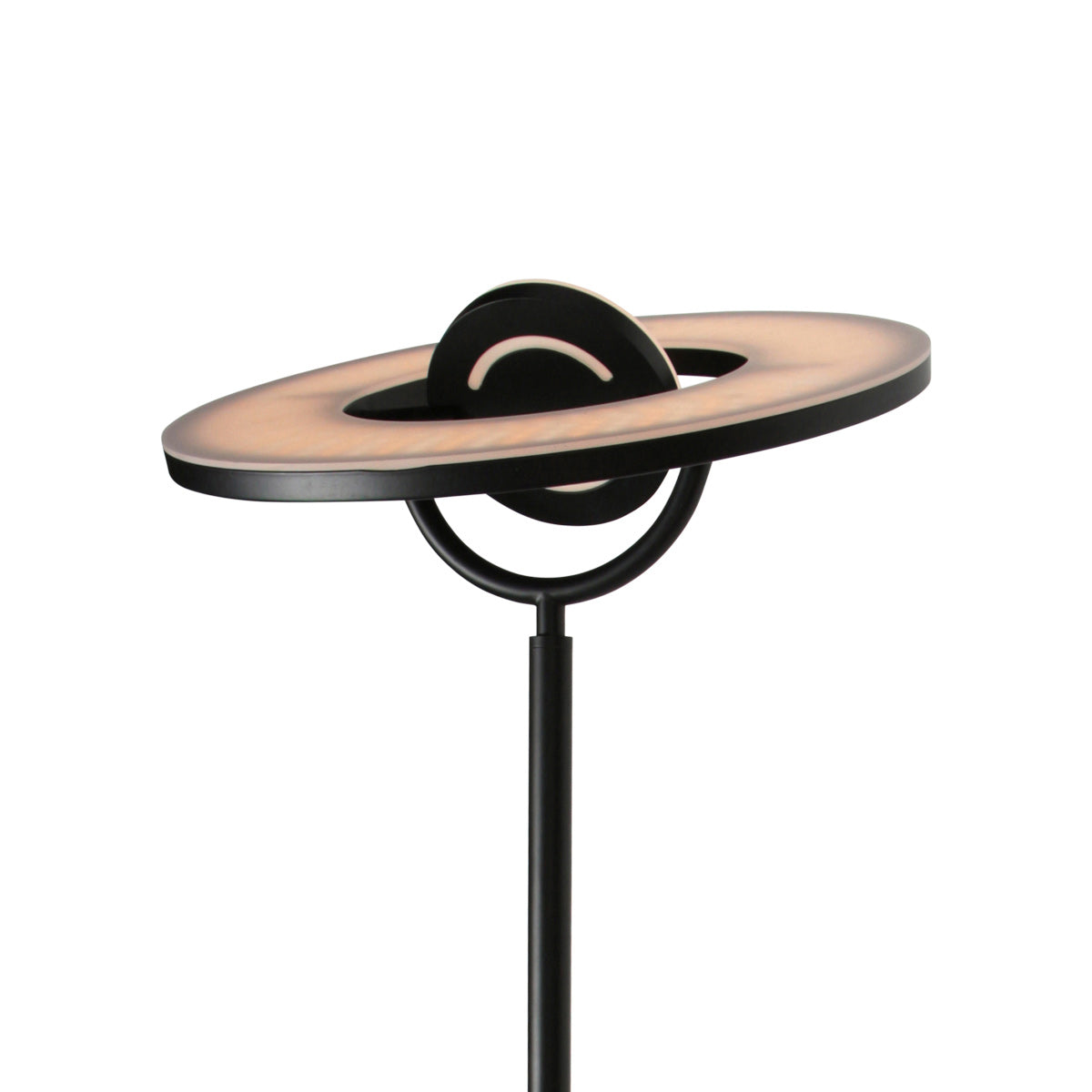 Zwarte vloerlamp Soleil 2 4386ZW met veel mogelijkheden