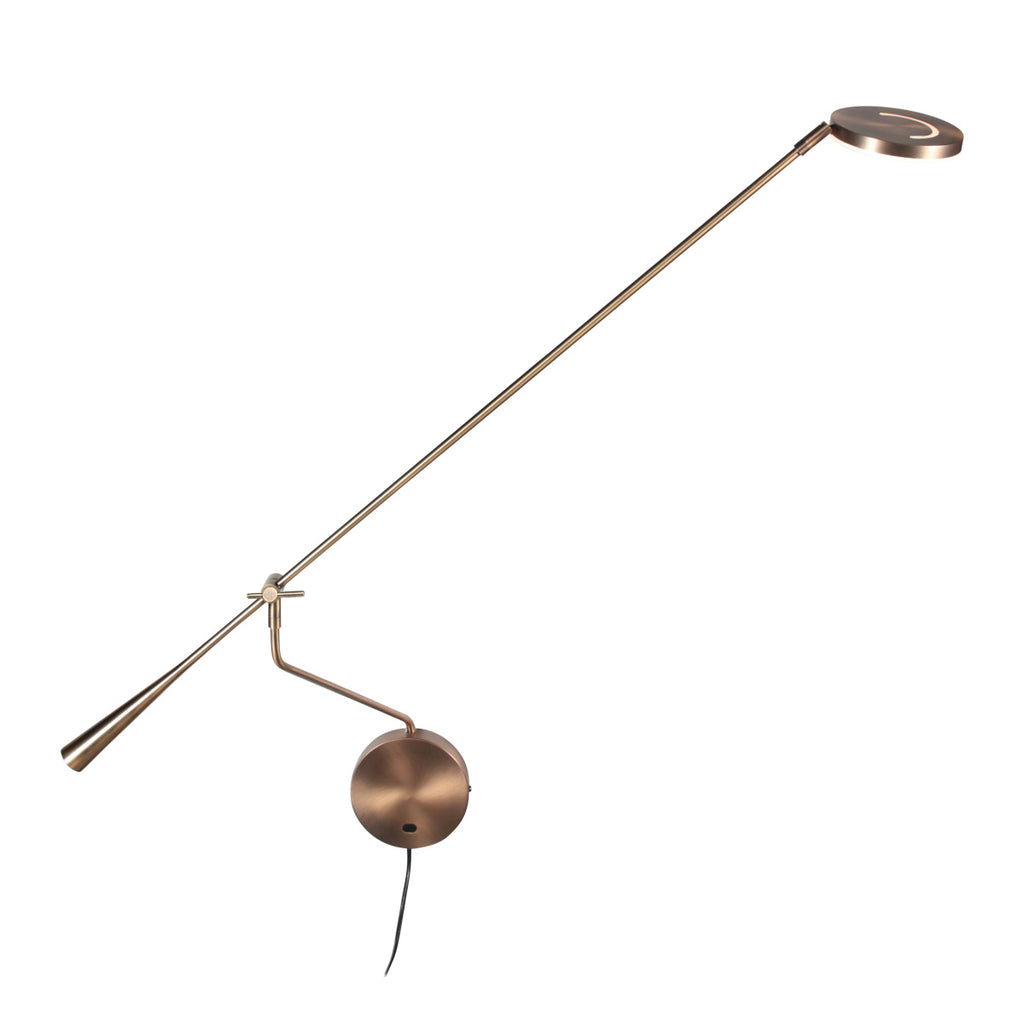 Soleil 2 4387BR Wandlamp met zwenkarm in brons