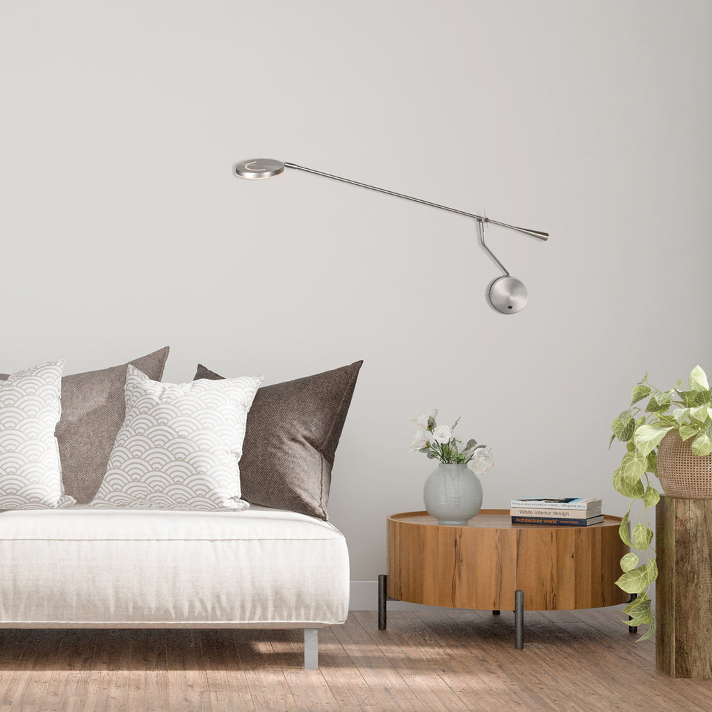 Soleil 2 4387ST Wandlamp met lange zwenkarm